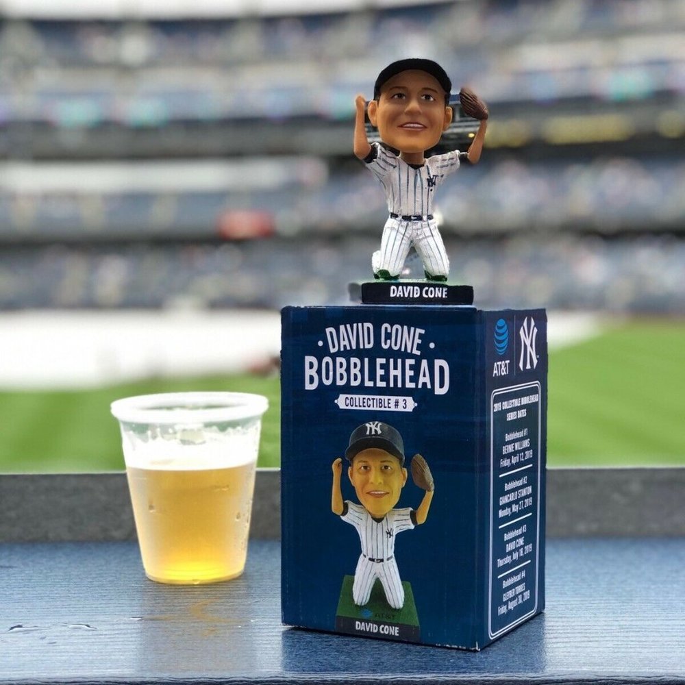 Yankees David Cone Bobblehead Figure 2019
